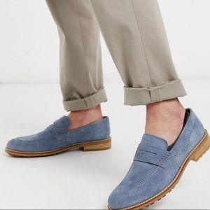 Sky Blue Loafers